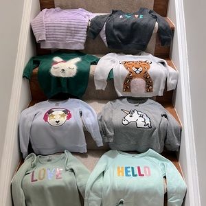 Girls 3T Sweater Sweatshirt Lot